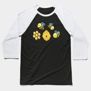 Cute Bees Baseball T-Shirt